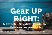 Gear Up Right: Tech-Savvy Guide to Outdoor Essentials Gear Up Right: A Tech-Savvy Guide to Outdoor Essentials