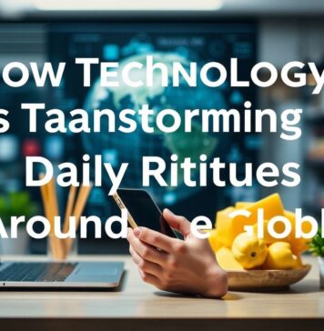 How Technology is Transforming Daily Rituals Worldwide How Technology is Transforming Daily Rituals Around the Globe