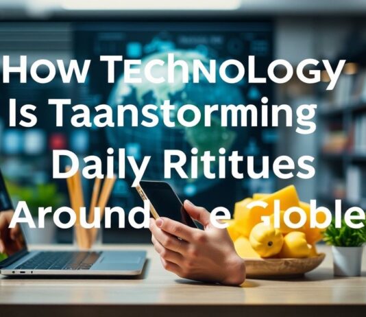 How Technology is Transforming Daily Rituals Worldwide How Technology is Transforming Daily Rituals Around the Globe