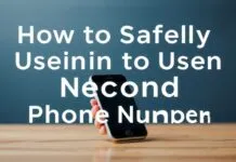 How to Safely Acquire and Use a Second Phone Number Here's the translation of the given text to English: "How to Safely Obtain and Use a Second Phone Number"