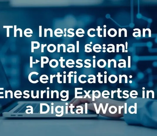 The Intersection of Technology and Professional Certification: Ensuring Expertise in a Digital World The Intersection of Technology and Professional Certification: Ensuring Expertise in a Digital World